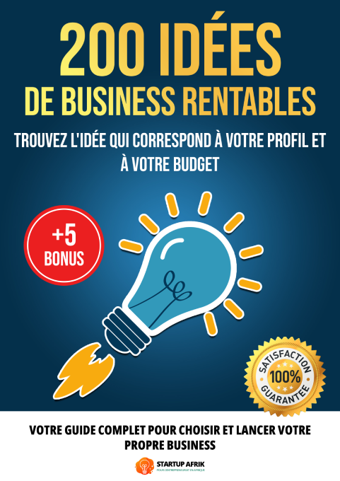 Le kit de 200 idées de business détaillées, classées par budget